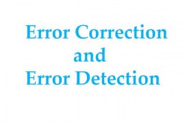 Error Correction And Detection In Computer Networks