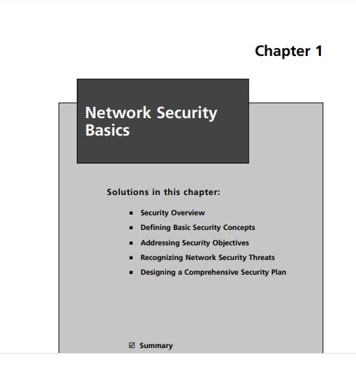 Introduction to Network security