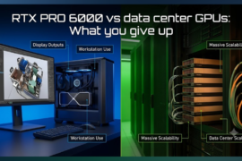 RTX PRO 6000 vs data center GPUs: What you give up